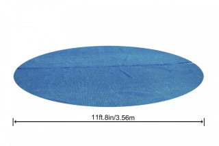 Pokrywa solarna 356cm na Baseny ogrodowe 366cm/12FT BESTWAY