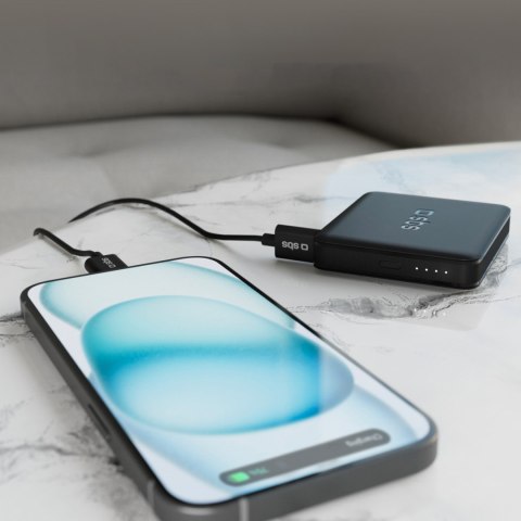 Powerbank 5000 mAh USB-C NanoTube - czarny