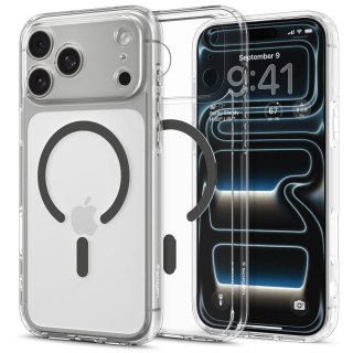 Etui case na iPhone 17 Pro Ultra Hybrid MagSafe - przezroczysto-szare