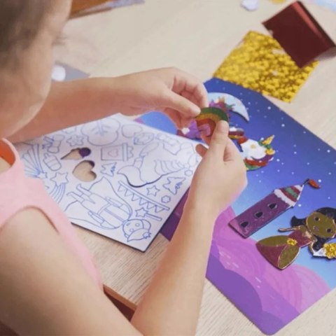 Skillmatics Foil Fun Zestaw Kreatywny Jednorożce i Księżniczki Trefl 62602