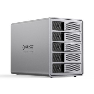 Macierz dyskowa 9858T3 z Thunderbolt 3 na 5 dysków 2.5'' / 3.5'' SATA HDD / SSD - szara