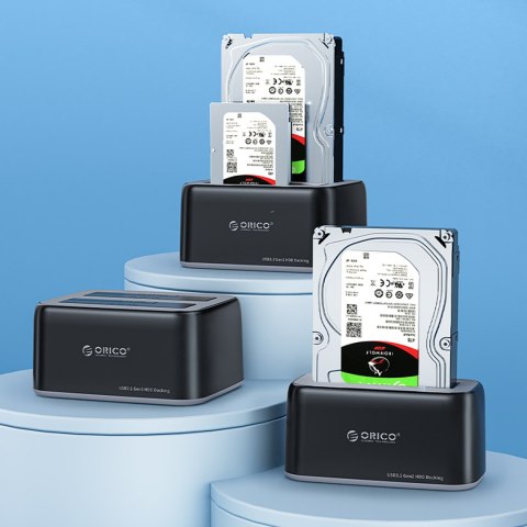 Stacja dokująca 6819C3 na dysk 2.5'' / 3.5'' SATA HDD / SSD - czarna